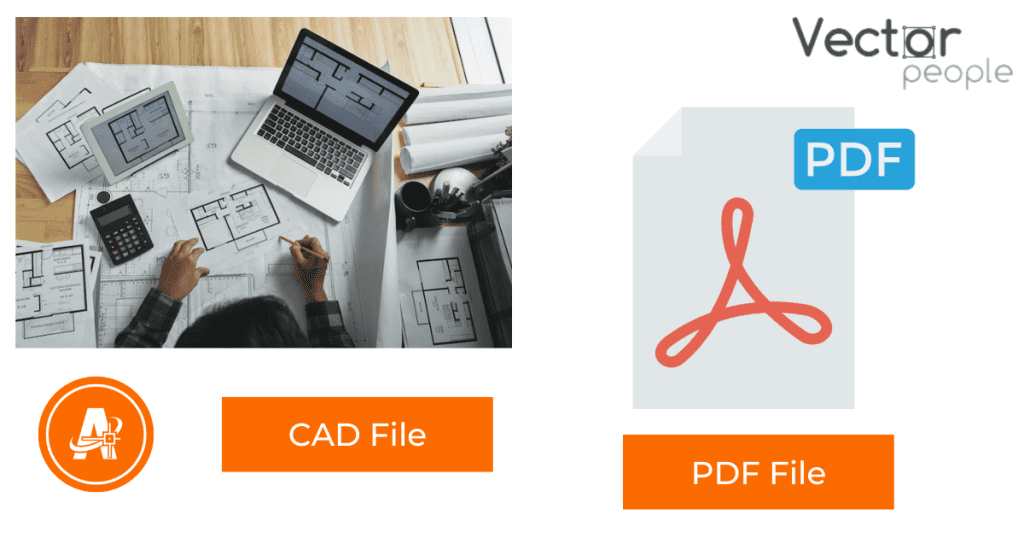 PDF to CAD Conversion Service - Vector People